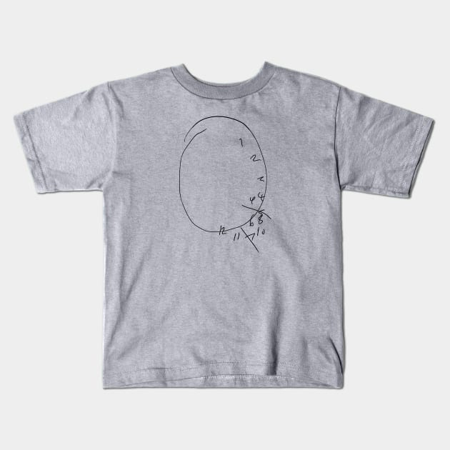 Will's Clock - Hannibal Kids T-Shirt by huckblade